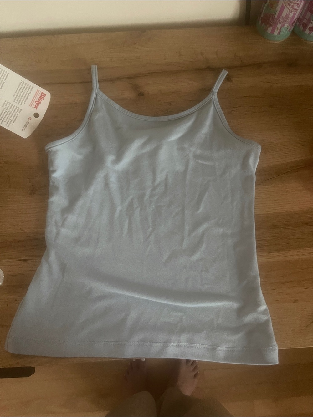 Urban Planet Light Blue Spaghetti Strap Tank Top